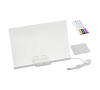 LED Drawing Board - Acrylic Erasable Board | Portable Art Board for Educational Drawing Tool for Boys, Girls, Gardens and Kindergartens