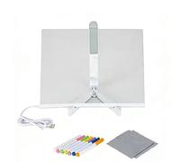 LED Drawing Board for Children, 2026 New LED Note Board with Colors Doodle Glow Board, Light Up Drawing Board with 7 Markers Pen & Tripod, Kids Gift for Birthdays,Christmas