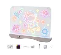 Led Drawing Board for Kids 4 Modes Rechargeable Erasable Neon Tablet