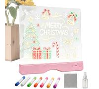 LED Drawing Board for Kids, Rechargeable Writing Pad with Markers