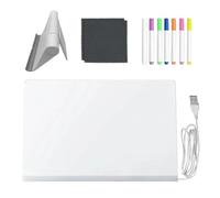 LED Drawing Board for Kids,Toddler Led Doodle Board with 7 Quick-Drying Pens | Luminous Dry Erase Pad for Children Boys Kid Toddler Teens Girls