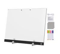 LED Drawing Board - LED Note Board 30 x 20 cm Complete Creative Kit | Bright Drawing Board for with 7 Colors Dynamic Lighting Drawing Pad Light Up Drawing Pad for