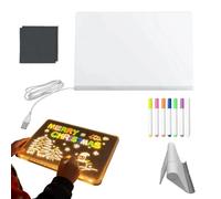 LED Drawing Board - Vibrant Light Display, Multi-purpose Writing Supply, Engaging Painting Toy, Thirty by Twenty Centimeters | Eye-Catching Sign Craft Holiday Activities