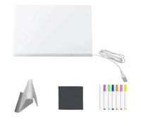 Led Drawing Pad, Acrylic 11.81x7.87 Inches | The Acrylic Message Board with 7 Quick-Drying Pens, Home, Preschool, LED Drawing Board for Kids | Indoor, Traveling, Schools