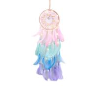 LED Dream Catcher - Light Up Colorful Handmade Wall Decor Ornament, Boho Hanging Decoration | Artistic Craft Luminous Night Room Aesthetic for Bedroom Livingroom Nursery Dorm U