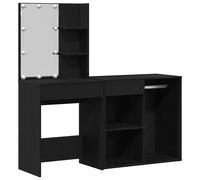 LED Dressing Table & Cabinet Engineered Wood Furniture Multi Colours vidaXL