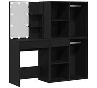 LED Dressing Table & Cabinets Engineered Wood Furniture Multi Colours vidaXL