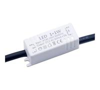 LED Driver 1 * 1W 300mA 1 * 3W 600mA DC2-4V Mini LED Power Supply Lighting Transformers Driver For LED diode crystal lamp chandelier(1X3W 600mA)