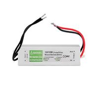 LED Driver, 15W 12V Lighting Transformer, 90-250V AC to 12V DC IP67 Waterproof 1.2A LED Power Supply Constant Voltage Adapter for Outdoor Garden Strip Lights LEDS Lighting Shed Light