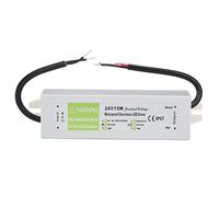 LED Driver, 15W Waterproof IP67 12V / 24V DC LED Power Supply Driver Transformer Adapter Thinner and Durable, Input Voltage AC 90-250V (DC24V)