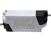 LED Driver 18w-25w Constant Current 300mA DC Connector LED Ceiling Lamp downlight transformer High Power AC 85-265V External Power Supply for recessed ceiling lights