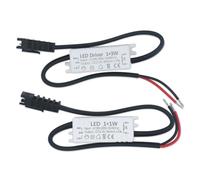 LED Driver 1x1W 300mA 1x3W 600mA DC2-4V Power Supply AC220V Lighting Transformers 1pcs(1x3W DC2-4V 600mA)