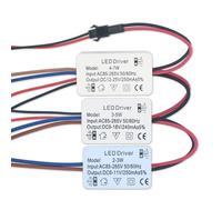 LED Driver 250mA 2-3W 3-5W 4-7W 8-12W 15-18W 18-24W Constant Current Power Unit Transformers 1pcs(4-7W DC12-25V)