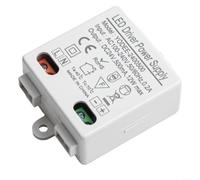 LED Driver Power Supply, 12W 24V DC Constant Voltage AC to DC Converter for LED Strip Lights and Cabinets