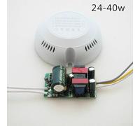 LED Driver Power Supply 8-24W 24-36W 12-24W 24-40W for Ceiling Lights with Round Junction Box, AC 176-265V Input DC Output(24-40W)