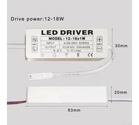 LED Driver Power Supply, Constant Current AC 85 265V to DC 3 12V 12 26V 24 46V 36 65V 60 90V 75 135V LED for lighting Transformer(12-18W)