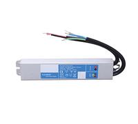 LED Driver Power Supply Transformer for LED Light Outside Ultra Thin Design IP68 Aluminum Alloy Housing Suitable for Various Lighting Applications (DC24V 20W)