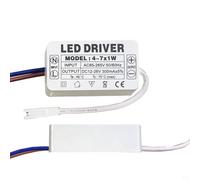 LED Driver Power Supply Unit AC85-265V Intelligent Constant Current with Overvoltage Overload Overheat Short Circuit Protection for LED Parts and(4-7W)