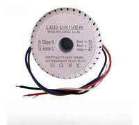 LED Driver with 3-Speed Color Temperature & Dimming, 60-240W Output, 20-35V for Nordic Chandeliers, Crystal Lamps, Decorative Fixtures, White