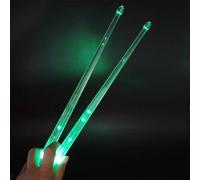 LED Drumsticks - 13 13 Colors Lighting Drum Sticks, Musical Glow on the Dark Drumsticks | Little Percussion Lighted No Slip, Durable Lighted Drum Sticks