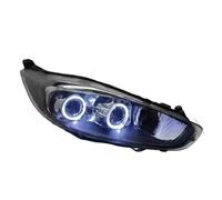 Led Dual Beam Lens Headlight Assembly For Ford For Fiesta 2013-2015 Daytime Running Light With Angel Eyes Turn Signal