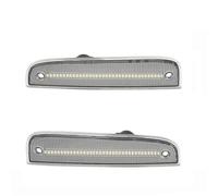 LED Dynamic Front Side Marker Lights Smoked Lens Amber Left & Right Turn Signal Lamp For Jeep For Cherokee 1997 1998 1999 2000 2001 Wing Mirror Indicator Light(Yellow LED Dynamic)