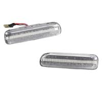 LED Dynamic Side Indicator For BMW E46 3 Series Car Fender Side Marker Flowing Blinker LED Turn Signal Light(Super quality clear)
