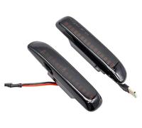 LED Dynamic Side Indicator For BMW E46 3 Series Car Fender Side Marker Flowing Blinker LED Turn Signal Light(Dynamic Black)