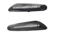 LED Dynamic Turn Signal Light Sequential Blinker For BMW 1/3/5Series E81/88/46/90/91/92/93/60/61 For X3 For X1 Mirror Indicator Turn Signal Light(Crystal white 001)