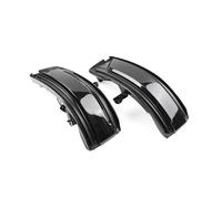 LED Dynamic Turn Signal Light Side Mirror Sequential Blinker Lamp For Dodge For RAM 1500 2019 2020 2021 2022 68402096AA 68402097AA Mirror Indicator(2Piece Smoked Lens)