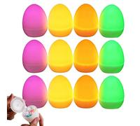 LED Easter Egg Lights, Easter Egg Lights for Indoor - 12 Luminous Easter Toys, Waterproof Multi-Color Electronic Eggs Drop-Resistant for Party, Easter, Decorations