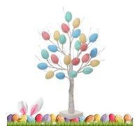 LED Easter Tree - 60cm Battery Operated USB Powered Table Decoration Spring Holidays Mantle Decoration | Festive Lighted Desk Living Room Decorations for Valentine's Season