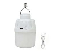 Led Emergency Light Bulb, USB Rechargeable 400mah USB Led Bulb for Power Outage, Portable Super Bright Hanging Tent Light for Camping, Outdoor Emergency,Fishing,BBQ,Night Market Stall Lamp (White)