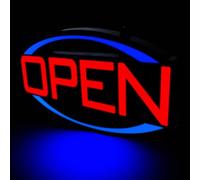 LED Energy Plus 32" X 16" Open Sign - Ultra Bright Extra Jumbo LED Neon Large Open Sign - Remote Controlled - Get Your Business Visible Day or Night