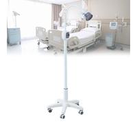 LED Examination Lamp, 12W Surgical Examination Light Lamp, Dimmable Floor Stand Type Wheels Rolling Base, Dental Oral Light Lamp, Medical Exam Lamp