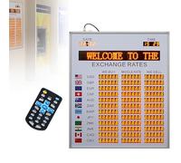 LED Exchange Rate Display, Exchange Rate Clock, Buy/Middle Rate/Sell Display, Computer/remote Control Editing Data, Power Failure Save 7 Days Of Data, Automatic Update Time, for Banks, Financial