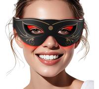 LED Eye Mask, Red Light Therapy for Eyes, Under Eye Red Light Therapy Device for Dark Circles, Puffy Eyes, Eye Bags & Fine Lines, Eye Care for Men and Women with Velcro Straps and Eye Protection