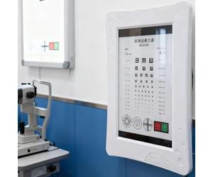 LED Eye Vision Chart, Myopia Eye Optometry Equipment, Multiple Sight Marks, 2 Installation Methods, Accurate and Clear Measurement, for Home Hospital Clinic