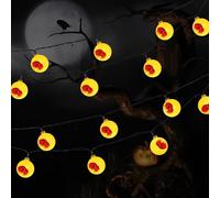 Led Eyeball String Lights,Eyeball Decorative Lighting String - Battery Powered Outside Decor for Patio Window Windowsill Yard Fence Wall Indoor Porch Tree