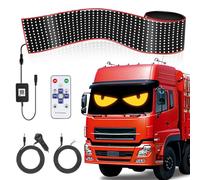 LED Eyes for Car Window, LED Eyes for Trucks and Cars, DIY Programmable Devil Eyes Lamp, RGB Devil Eyes Light with App and Remote Control, Waterproof, Dynamic Colourful Soft Screen for Party, 1.2m
