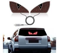 Led Eyes for Car Windshield,Plug Play USB Car Devil's Eyes Light,12 Lights Modes Cars Eye Lights,Dynamic Devil Eye Light for Cars