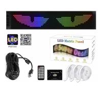 LED Eyes for Truck and Car, Devil Eyes, Large Programmable Flex LED Display Car, DIY Car, Dynamic LED, Smart Colourful Eye Lamp, Soft Screen