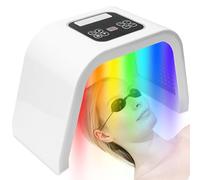 LED Face Light Therapy Mask , Red Light Therapy Mask, 7 Colour LED Light Therapy for Face & Body, Rejuvenating Skin Care Device for Home SPA Relaxation