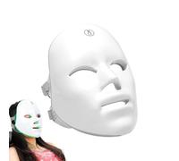 LED Face Mask,LED Face Cover,Face Mask 7-1 Colors - Portable Rechargeable Red LED Light Mask, Face Cover for Radiant and Youthful Skin