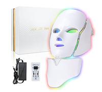 LED Face Mask Light Therapy 7 Colors LED Light Therapy Blue Red Light Therapy to Reduce Skin Care