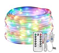 LED Fairy Rope String Lights - USB Powered 10 Meter 100 LED String Sensory Lights | 8 Mode Dimmable Indoor Lights for Christmas, Party & Fun Sensory Room…