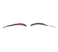 LED False Eyelashes Light Clip On 3 Piece Set for Party Nightclub Glowing