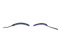 Led False Eyelashes Lights Clip-On Glowing Lashes for Party Night Halloween