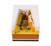 LED Fantasy Desk Calendar 2026: Tearable Pages with Built-in Light & Note Dividers for Office Enthusiasts Specialty Paper Conjuring Theme Calendar