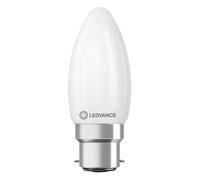 LED Filament Candle 3.4W (40W eq.) B22d 2700K Frosted Dimmable Ledvance
